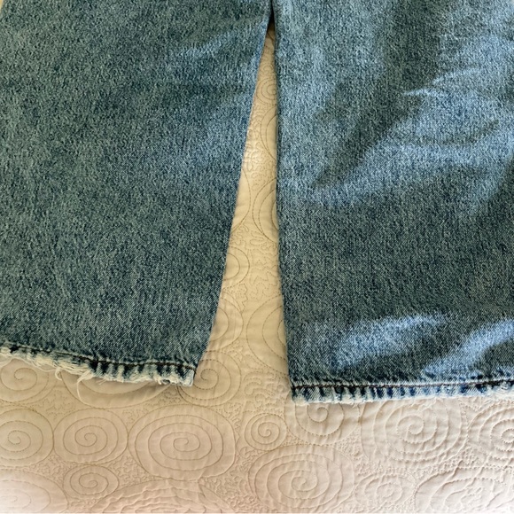 ⭐️⭐️⭐️Sold⭐️⭐️⭐️HUGO BOSS Gisanna Wide Leg Relaxed Fit Jeans Rigid Denim Size 27 - Picture 8 of 10